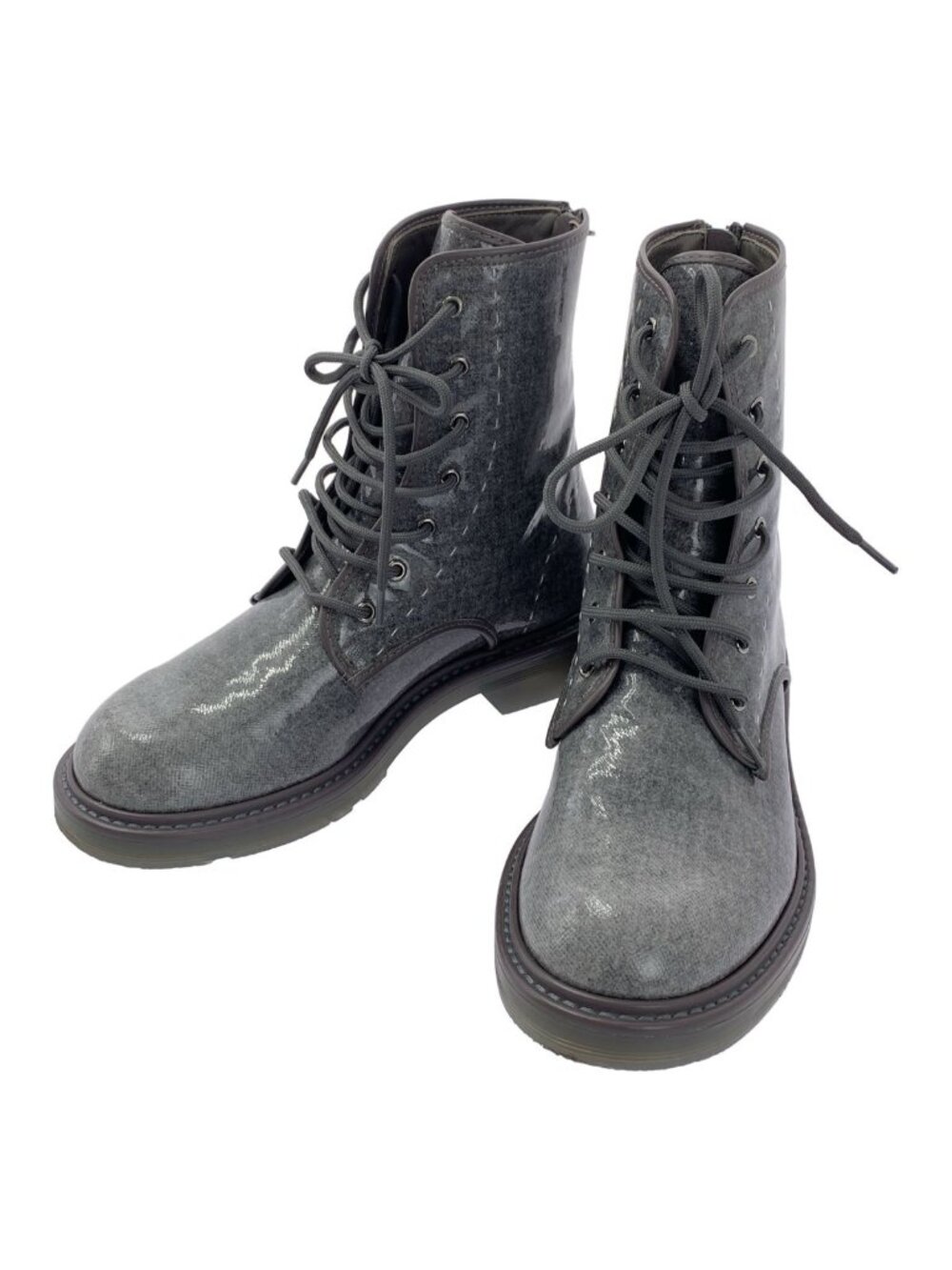 Max Mara Patent Leather Stitch Boot